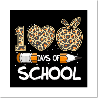 100 Days Of School Teacher Student Men Women Kids 100Th Day Posters and Art